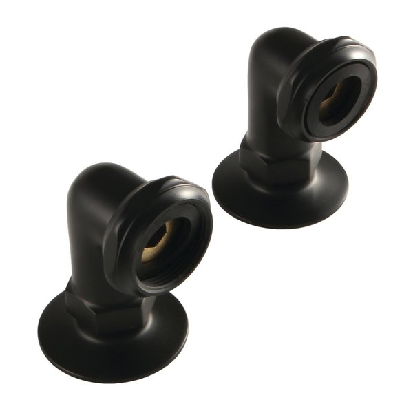 Kingston Brass AE2RS0 2-inch Tub Faucet Riser, Matte Black AE2RS0